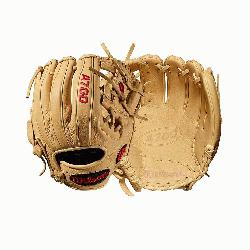 1.5 inch Baseball glove H-Web design Blonde Full-Grain 