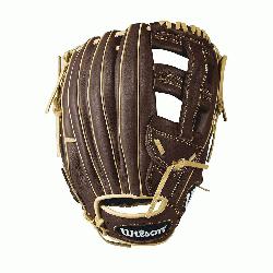 Single post web Double palm construction to reinforce the pocket Full leather 