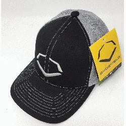 42% Cotton/2% SPANDEX Imported Flex-fit trucker hat Embroidered logo on front Breathable