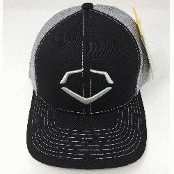 lyester/42% Cotton/2% SPANDEX Imported Flex-fit trucker hat Embroidered logo on front Breath