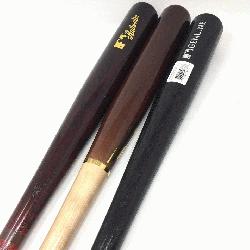 inch wood bats. 3 Bats in Total. 1 B45 Yellow Birch 33 inch I13. 1 Louisville Slugger Ash 33