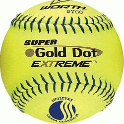 12 Classic M softballs have blue stitching and are approved for play in the USSSA Added to t