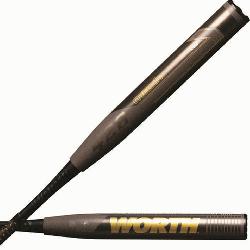 WMDRSS-3-26 Worth MACH 1 13.5 XXL SSUSA Slowpitch Softball Bat, 34x26oz