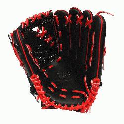 o Model 12 inch Black Wing Tip Pitcher Glove ZETT Pro Model Baseball Glove Ser