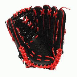 ; ZETT Pro Model 12 inch Black Wing Tip Pitcher Glove ZETT Pro Mo