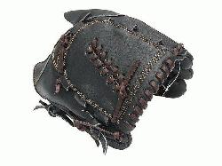 ; ZETT Pro Model 11.5 inch Black Pitcher Glove ZETT Pro Mo