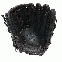 del 11.5 inch Black Pitcher Glove ZETT Pro Model Baseball Glove Serie