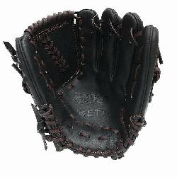 ro Model 11.5 inch Black Pitcher Glove ZETT Pro Model Baseball Glove S