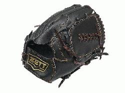 ZETT Pro Model 11.5 inch Black Pitcher Glove ZETT Pro Model Baseball Glove Series is d