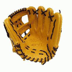 ETT Pro Model 11.25 inch Tan Infielder Glove ZETT Pro Model Baseball Glove Seri