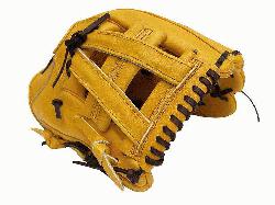 del 11.5 inch Tan Infielder Glove ZETT Pro Model Baseball Glove Series is designed for use by profe